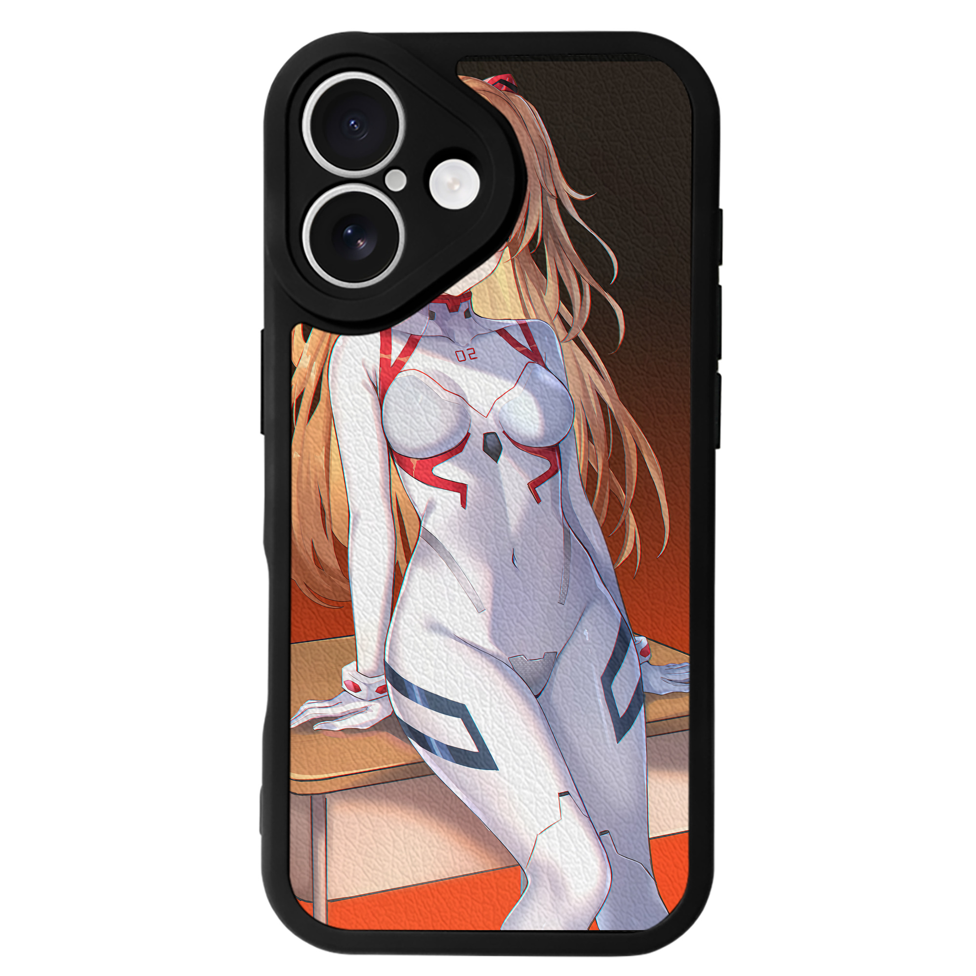 （画像用） EVA 新世紀エヴァンゲリオン 【iPhone 16シリーズ対応】シリコンスマホケース（レザー調） 材質：シリコン